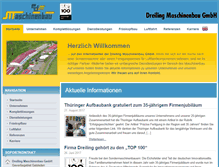 Tablet Screenshot of dreiling-maschinenbau.com